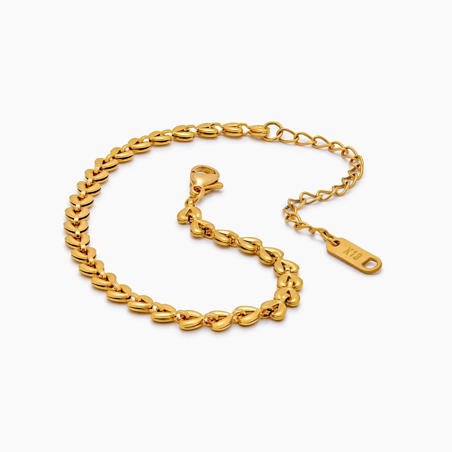 Chain Of Hearts Bracelet